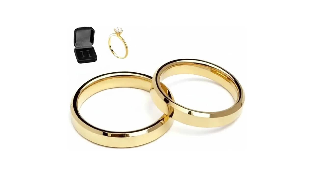Melhor Aliança de Casamento: Ouro 18k vs Tungstênio