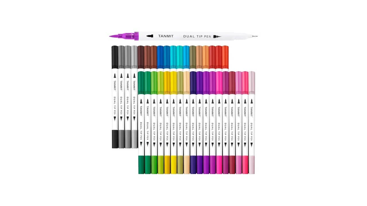 Melhor Brush Pen: Opções Multicoloridas para Desenho e Caligrafia