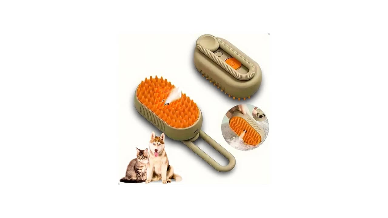 Melhor Escova para Gato: 3 em 1 Elétrica com Vapor