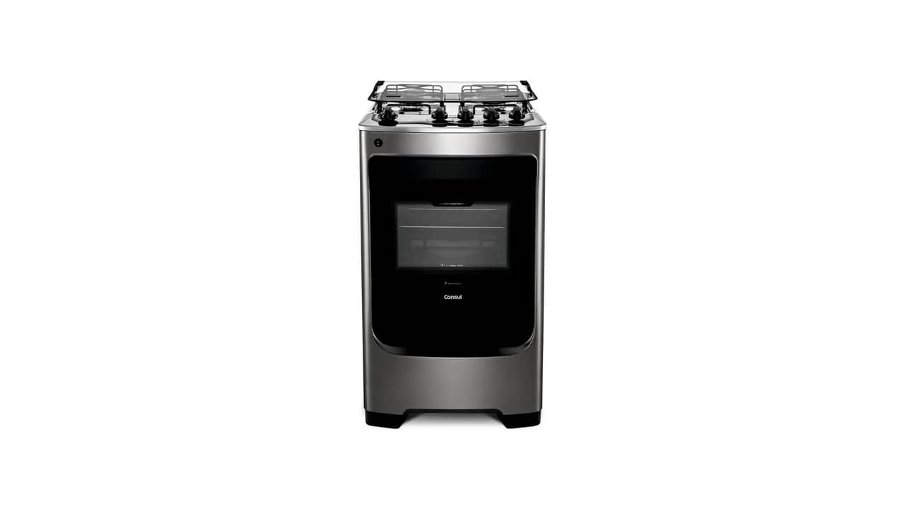 Melhor Fogão 4 Bocas Inox: Acendimento Automático e Mesa Inox