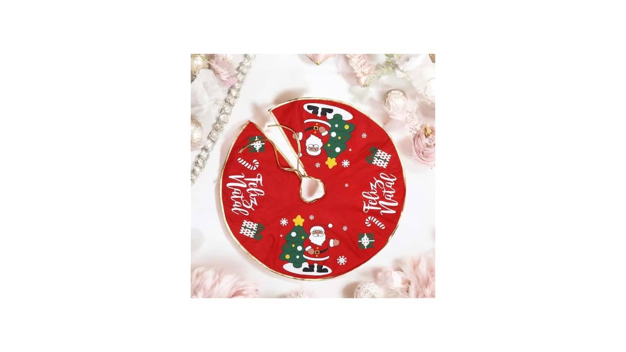 Melhor Saia para Árvore de Natal: Papai Noel e Pelúcia