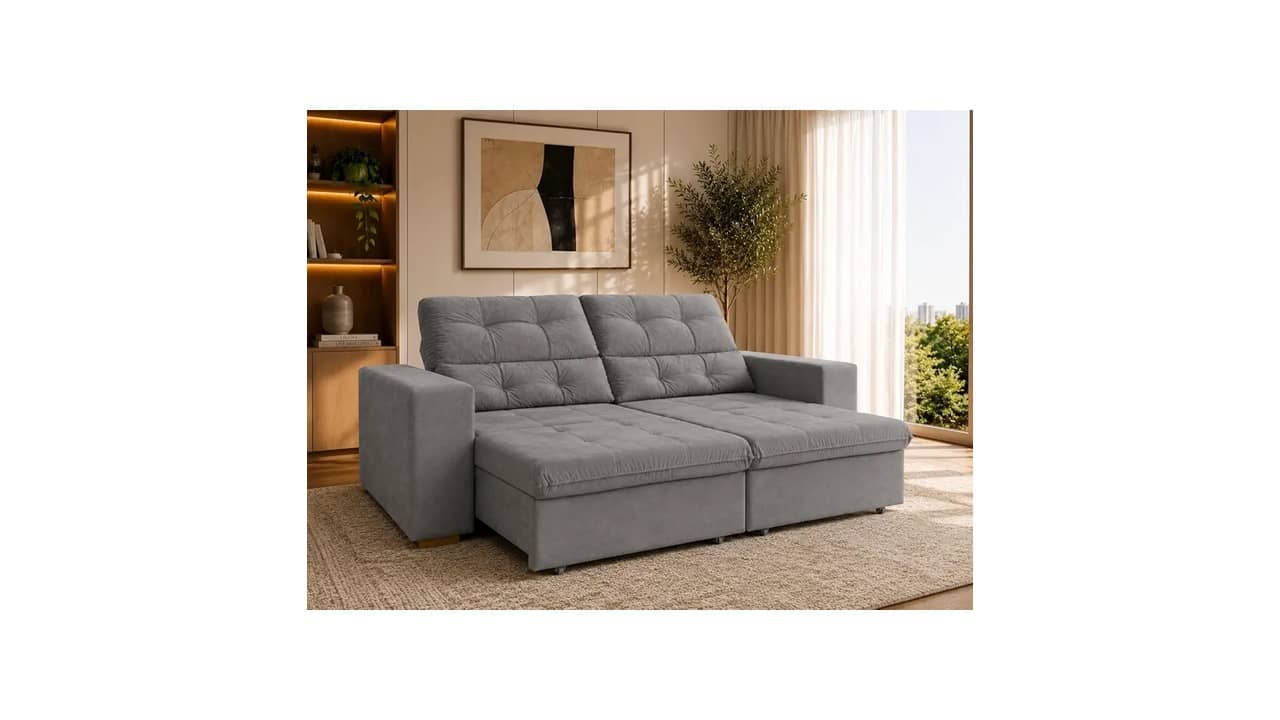 Melhor Sofá Retrátil de 3 Lugares: Conforto e Estilo em Uma Peça