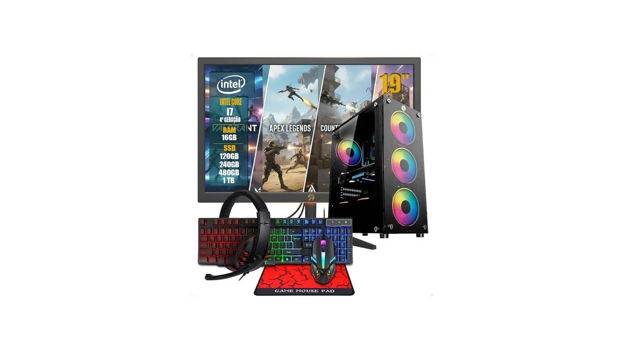PC Gamer Melhor Custo-benefício: 10 Opções com Desempenho e Preço Acessíveis